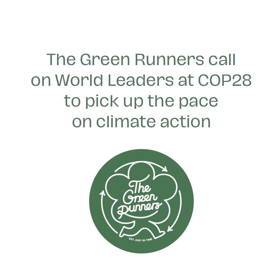 Read more about the article Pick Up the Pace at COP28: The Green Runners Call on World Leaders to Accelerate Climate Action