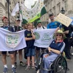 Green Runners speak out at Restore Nature Now march