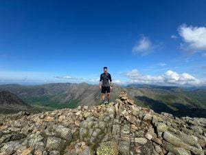 Ben Gilbert on a mountain