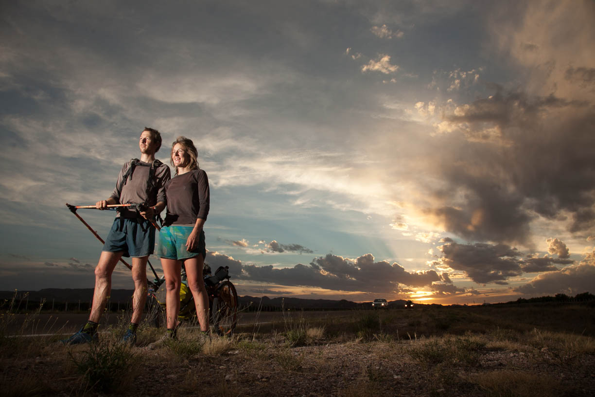 David and Katharine running Argentina