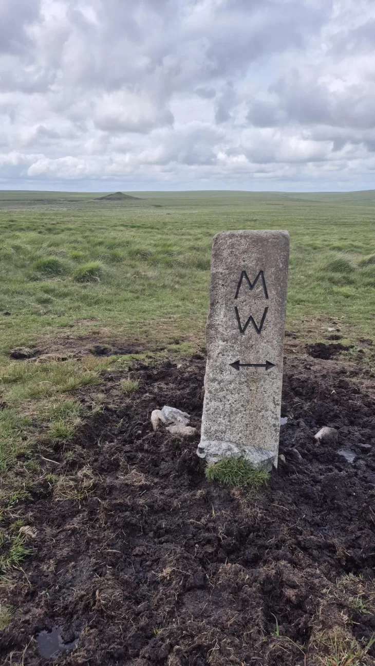 Two Moors Way sign