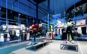 Running clothes shop